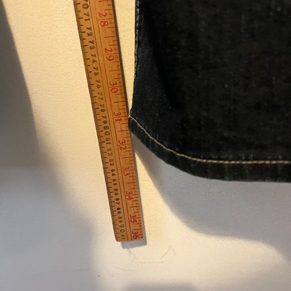 Knockout Jeans Mens 38 x 34 Straight Leg Moto Blue Zippers Faded Relaxed Denim 1 - Picture 6 of 13